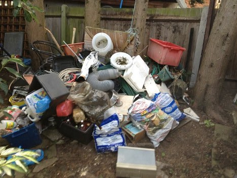 Flat clearance team assessing a property for clearance in Belmont